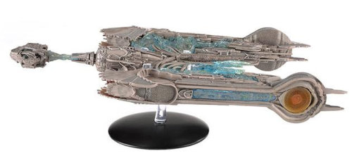 Latest previews of Eaglemoss’ Klingon Sarcophagus ship.