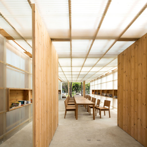 {Just really appreciating the simplicity and honesty of this library project in Thailand designed by