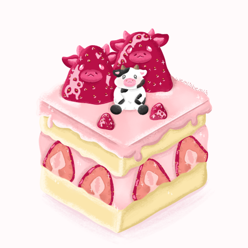 strawberry shortcake cowb (✿°3°)