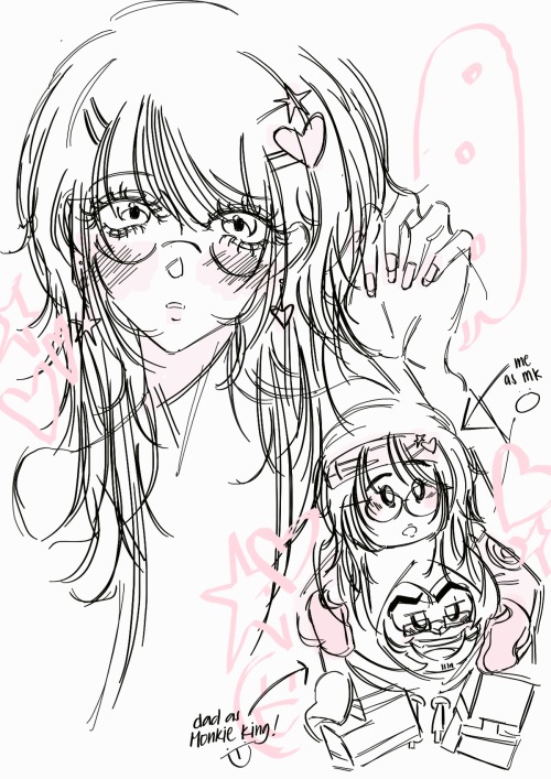 Almost Forgot !! Drew This Too ?? Way Less Serious Than Whats Above LMAO Idk Why Or WHAT Even Prompted