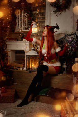 World of Warcraft | Christmas Cosplay by KsanaStankevich 