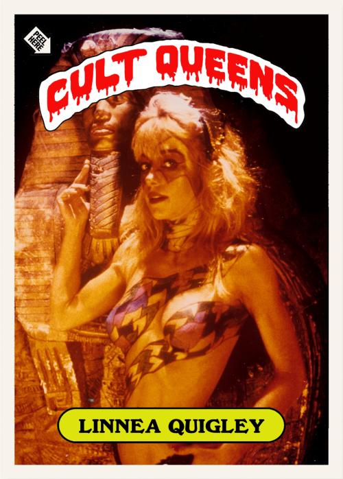 wax-pack-glam:Linnea Quigley and the classic Topps GPK design.