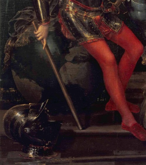 Girolamo Mazzola Bedoli - Parma Embracing Alexander Farnese, Duke of Parma (c. 1556).