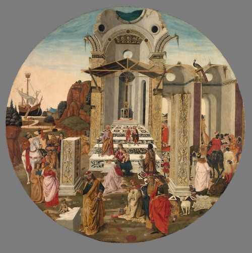 The Adoration of the Magi, attr. to Raffaello Botticini, ca. 1495