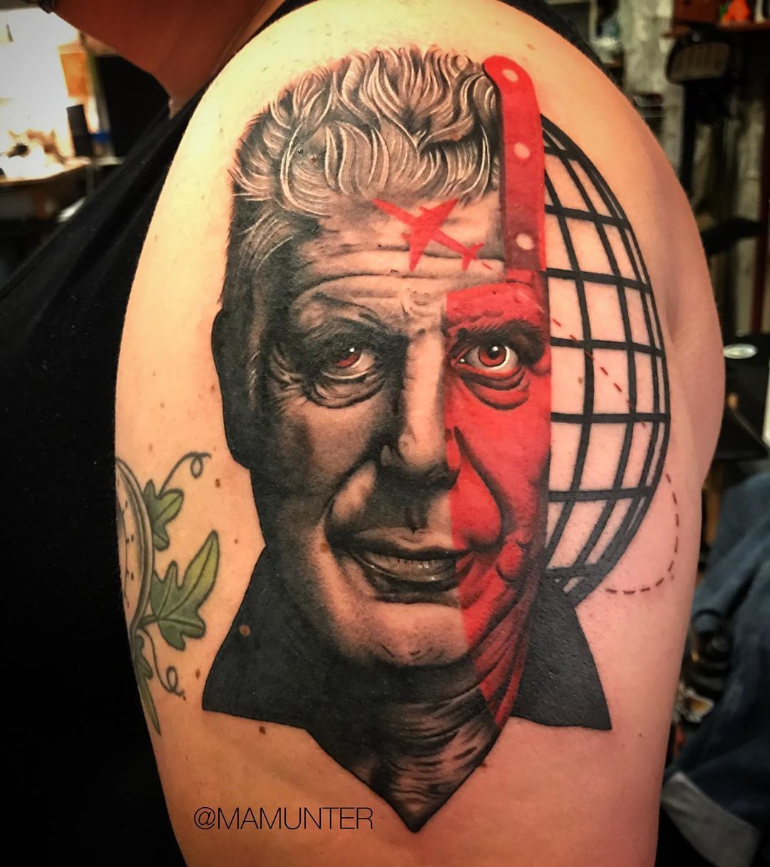 Anthony Bourdain Tattoos | Tattoofilter