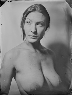 bigheadeddude:The lovely Erin Elizabeth - quarter plate tintype.