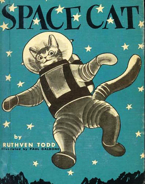 70sscifiart:The collected escapades of Space Cat