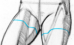 stanprokopenko:  How to Draw Legs – The Adductors     We’re done having fun with
