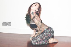 tattooedladiesmetal:  Haley Hellian