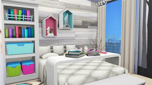 CUTE TEEN APARTMENT 2 bedrooms - 2-3 sims1 bathroom§48,654 (will be less when placed due to the