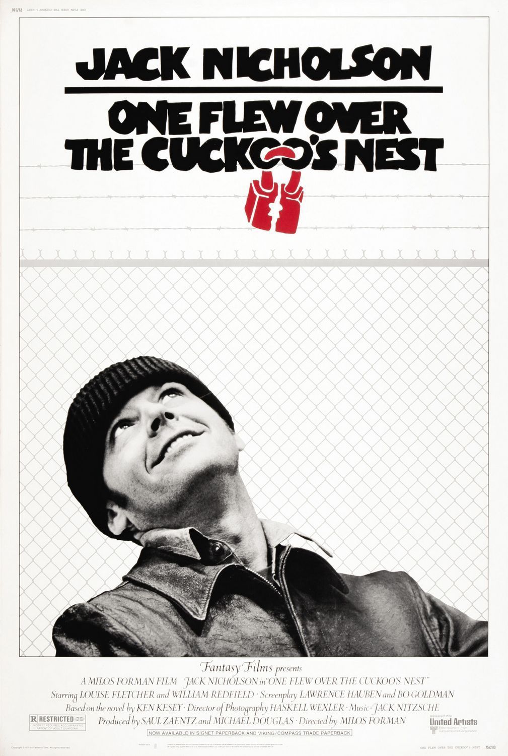 On this day in 1975,  One Flew Over the Cuckoo’s Nest, is released in theaters.