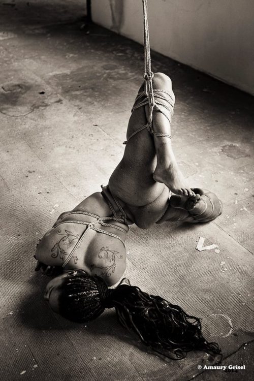 llulahhumphrey:  Shibari / Photo : Amaury Grisel Tumblr model : Tallulah avec Amaury Grisel et Amaur