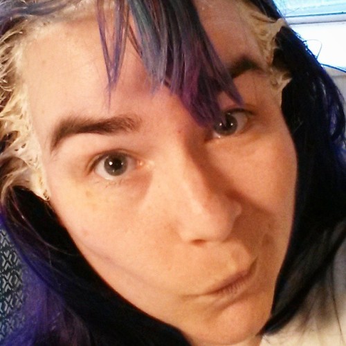 Porn #Hair #dye in progress! More #purple needed photos