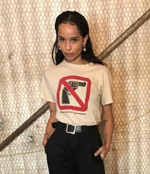 XXX andibear:zoë kravitz t-shirt appreciation photo