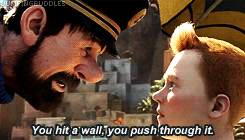 ironsightt:  daviethewhaley:  ursamod:  jumpingpuddles:   The Adventures of Tintin