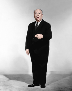 fuckyeahhitchcock:  colourizelife:  Alfred Hitchcock (My colour edit)   Request more Hitchcock photos to the man at colourizelife! 