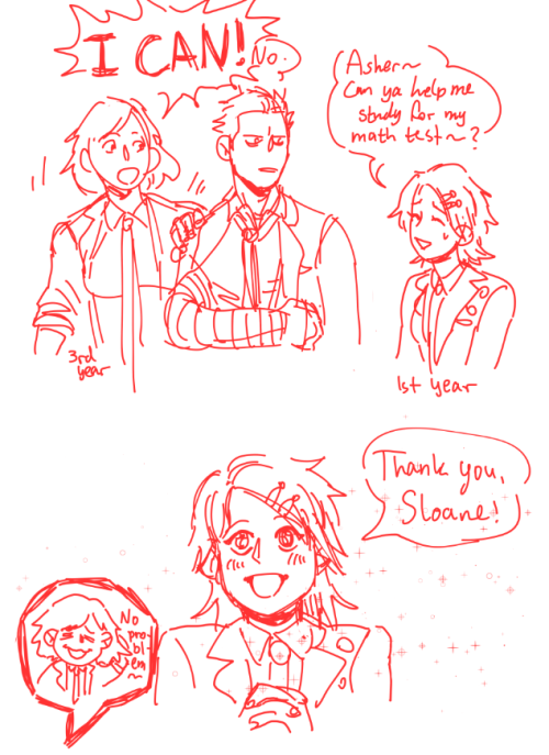 leftnipsdoodles - i gave you a high school AU before but get...