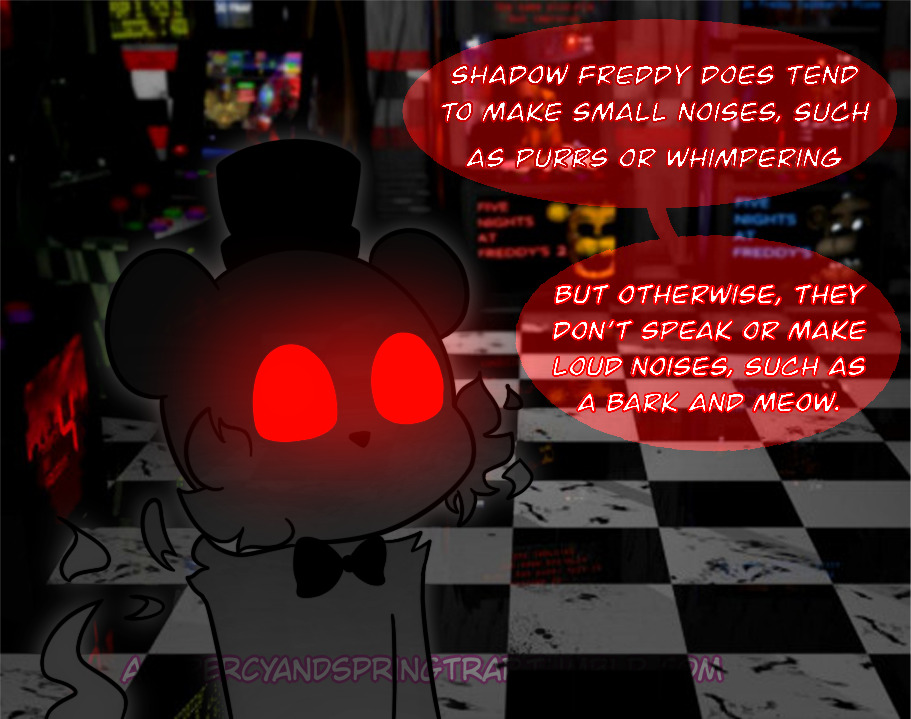 Mangle Fnaf And Sans Undertale Transp - Shadow Freddy X Shadow