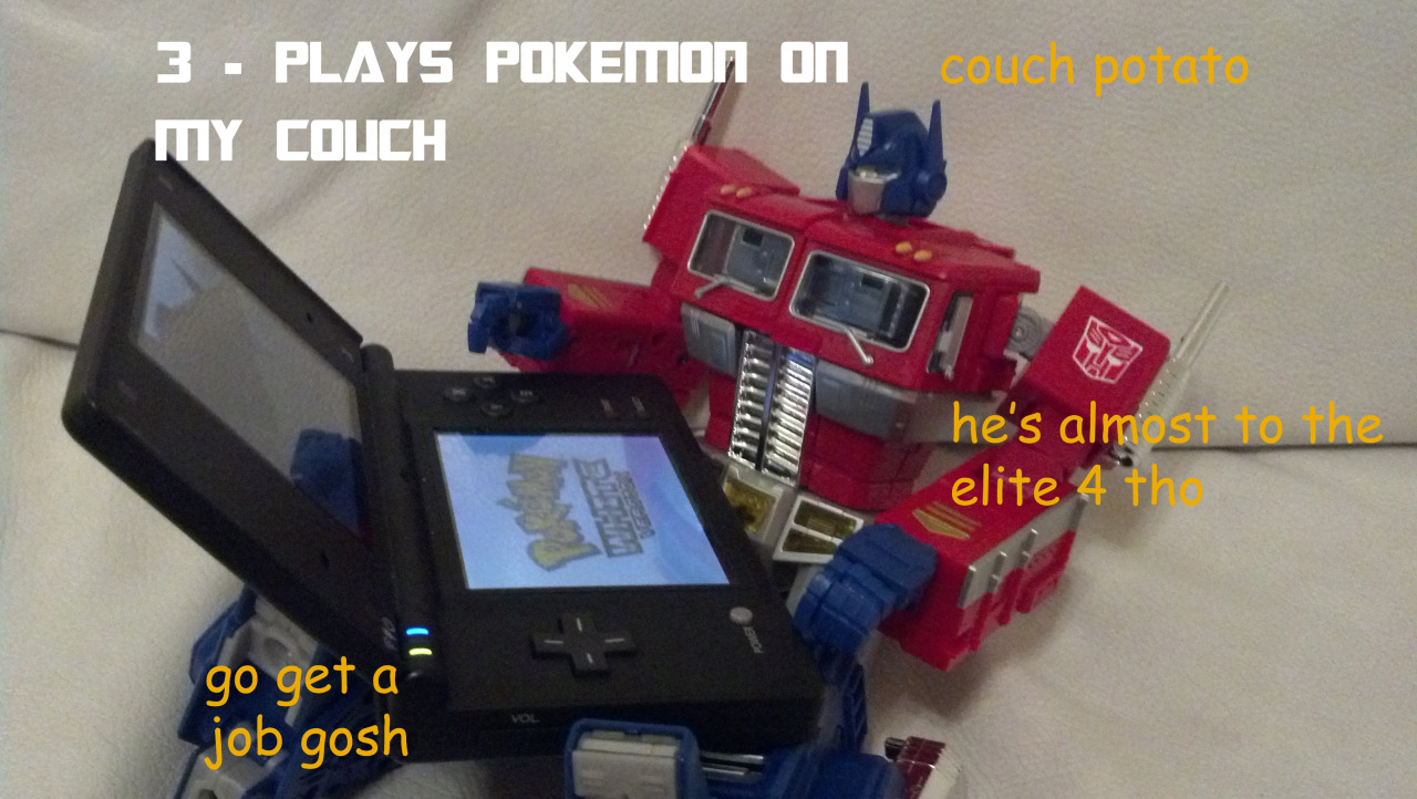 transformrollout94:  What Optimus Prime does on his days off 
