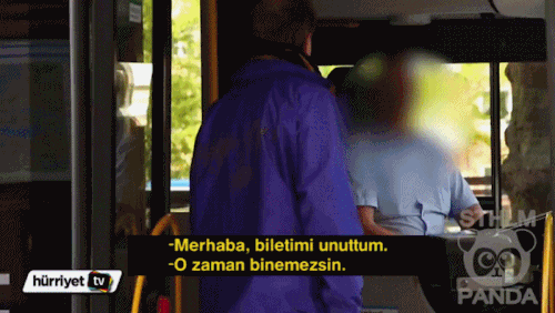 krawhat:Otobüs şoförlerine ayrımcılık sınavı - İş adamı ve evsiz kılığında otobüse parasız binmeye ç