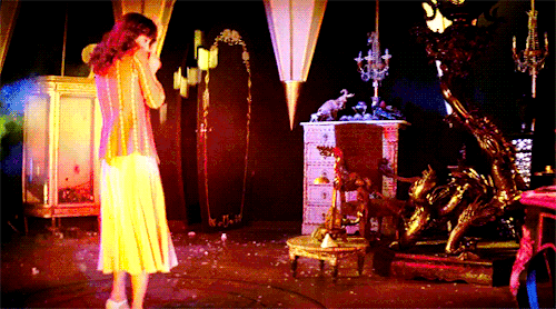 filmgifs:Bad luck isn’t brought by broken mirrors, but by broken minds.Suspiria (1977) dir. Da