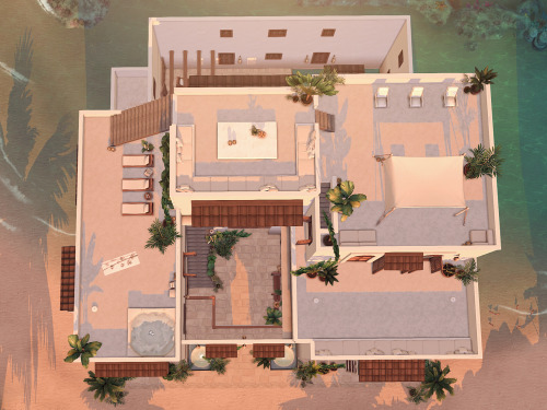 simsphonysims: Big family beach house Hi, my fellow simmers! ♡ Today I’m sharing with you a b