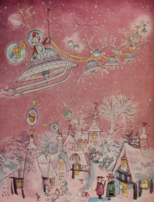 vintage Christmas cartoon from Punch November 1954