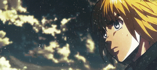 koalol:  jijilous:  "It's fine. Calm down."  Armin, you’re so cute that
