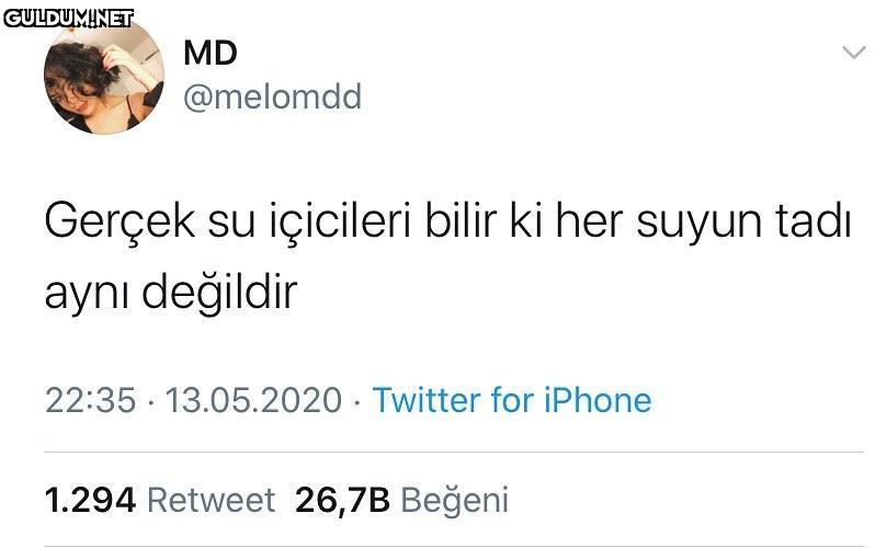 MD @melomdd Gerçek su...