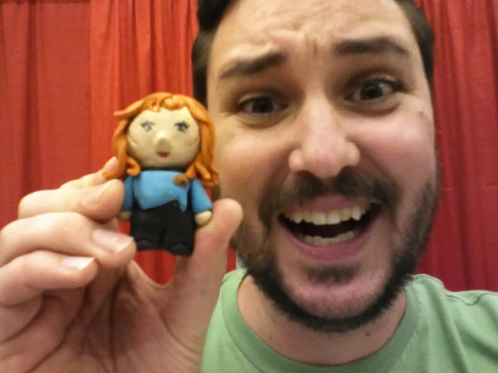 ladyzayin:
“ I don’t think I’ve shared this on Tumblr yet, so here goes! (Actually, maybe I have, but I’m not sure and whatever I’m too lazy to go check.)
Overly attached Wil Wheaton with my 1/16th Beverly, taken last year at the Montréal...