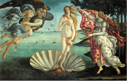 Renaissance-Art:  Botticelli C. 1486Birth Of Venus