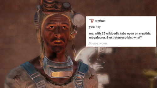 letmebegaytodd: fo4 companions/npcs + text posts - part 2  [part 1] [part 3]Bonus: Strong was reques
