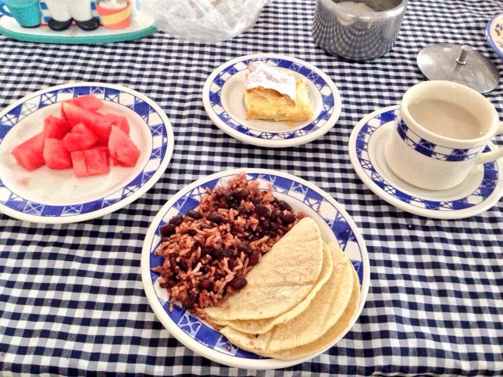 Breakfast in Costa Rica