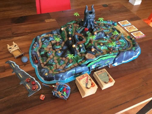 chgreenblatt: Fireball Island just arrived! It’s a modern remake of an old game for 2-4 player