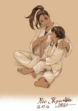 borealisowl:  Ana and Pharah, Overwatch (OQ)