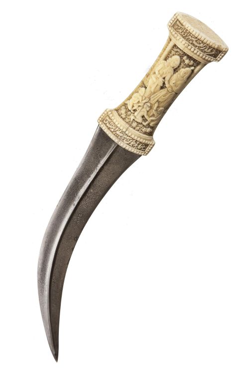 art-of-swords:Qajar Ivory-Hilted DaggerDated: circa 1840Culture: PersianMeasurements: Height: 34&nbs