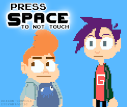 love-courage-ham-and-a-spoon:  daikon-console:  Press Space To Not Touch Play Game Here! An educational game about personal space. But what happens if you don’t press space???  Read More  I CANT BRING MYSELF TO PRESS SPACE 
