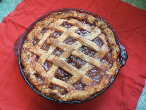 Muscadine Hull Pie