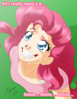 shintacorp:  Pinkie pie… smile smile smile….