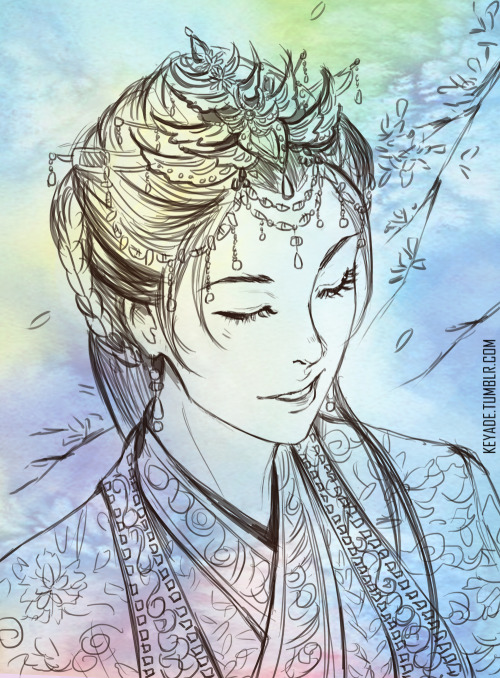 keyade:Nihuang doodle! Love this phoenix princess &lt;3 She’s even cooler in the book!!Gonna say thi