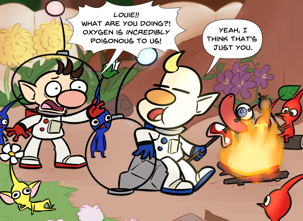 Me when I fight groovy long legs : r/Pikmin