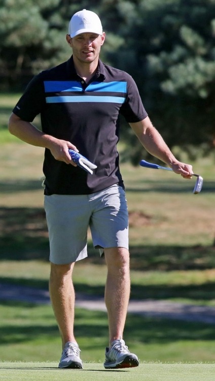  Jared Padalecki and Jensen Ackles Playing Golf in Surrey, Canada http://www.vjbrendan.com/2017/07/j