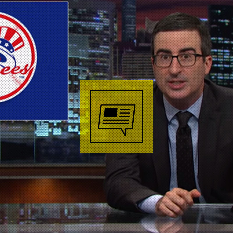 John Oliver Goes Head To Head With Sports StadiumsJohn Oliver exposes the insane amount of money U.S. taxpayers end up paying for sports mega-stadiums.