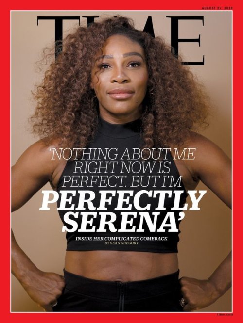 melinda-january: Gorgeous Serena Williams and her beautiful daughter Olympia. 👸🎾 ( Credit: Time Magazine ) 