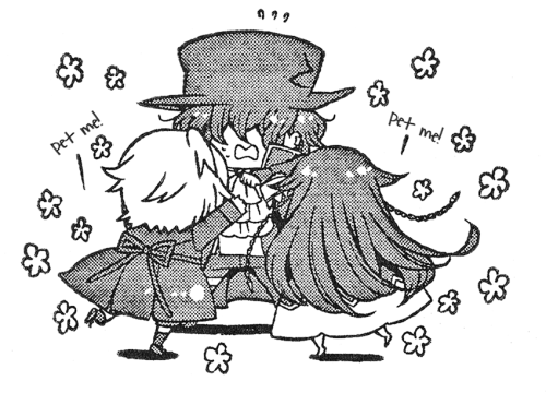 e-ck:   Pandora Hearts 2013 calendar box [the doodle from mochijun that comes on the box]  