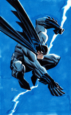 marvelmasterworks:Batman art by Bruce Timm.