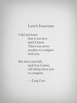 langleav:  Love’s Inception by Lang Leav