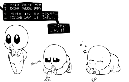 doomanddemise:  Part 1 Part 2 More of Sans wise guy personality annoying Gaster 
