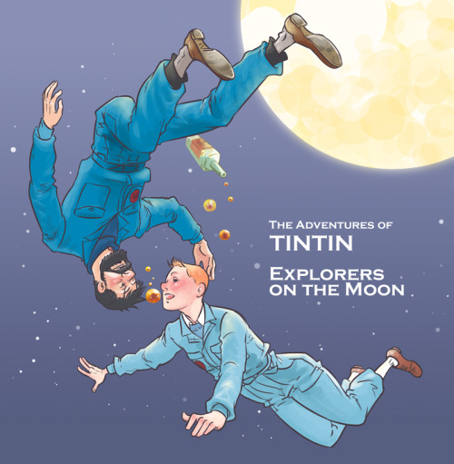 Tintin and the Explorers on the Moon by monster3x