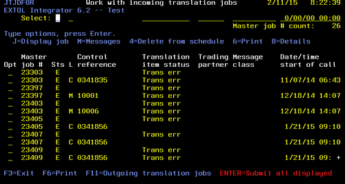 cleo extol integrator EEI EDI work with incoming translation jobs